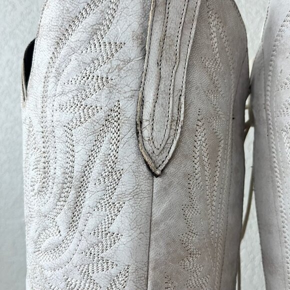 Lane Women's Elegant Lace Up Boots - White - Picture 8 of 11